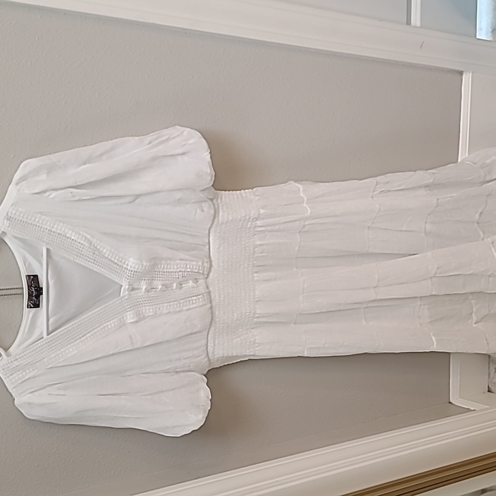 White long dress